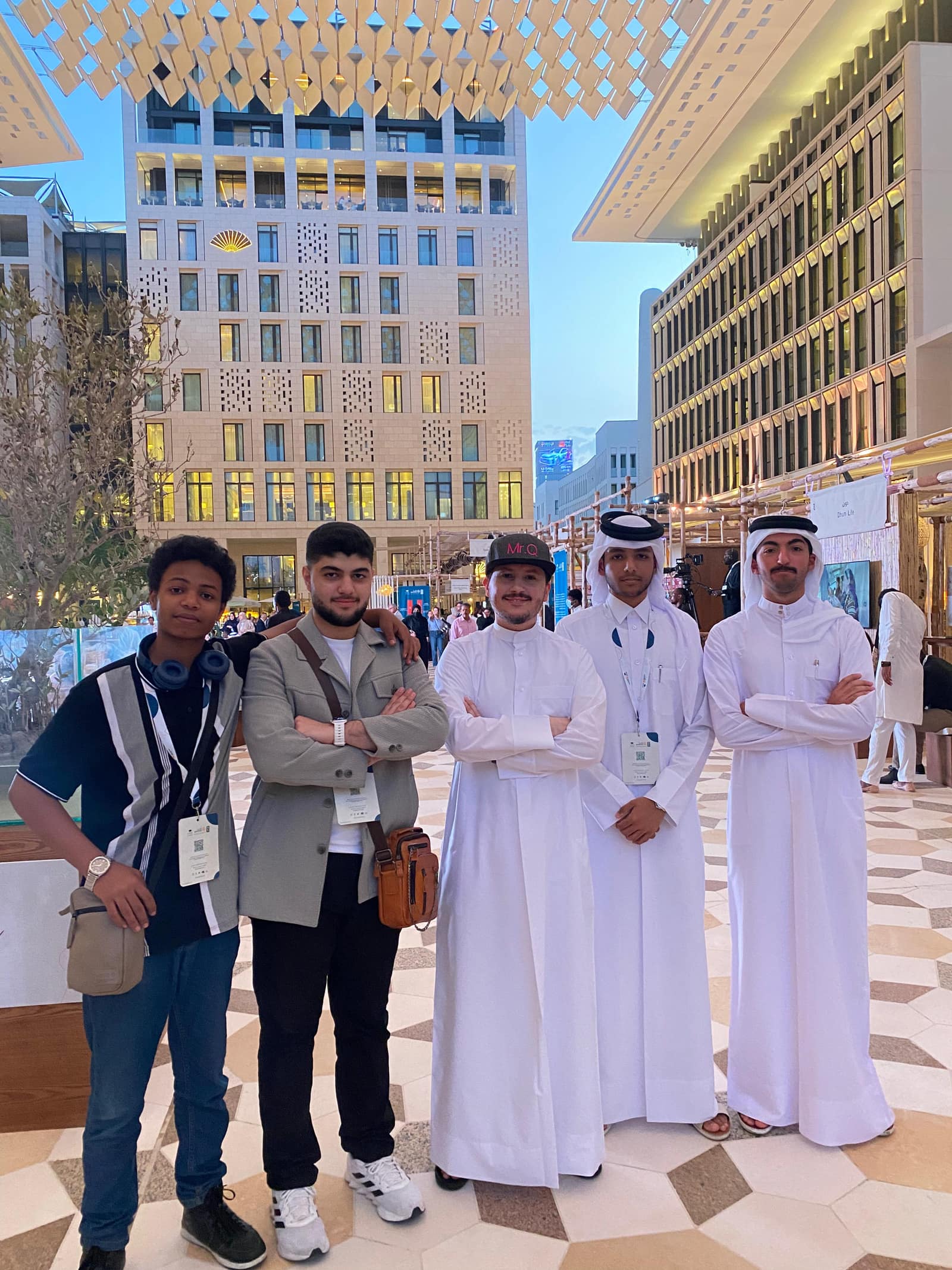 EcoAwareness team at Earthna Sustainability Week '25 in Doha
